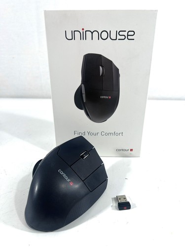 CONTOUR Unimouse-WL Wireless Ergonomic Adjustable Rechargeable Optical Mouse