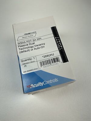 ACUITY CONTROLS  WSXA PDT SA WH  WHITE OCCUPANCY SENSOR