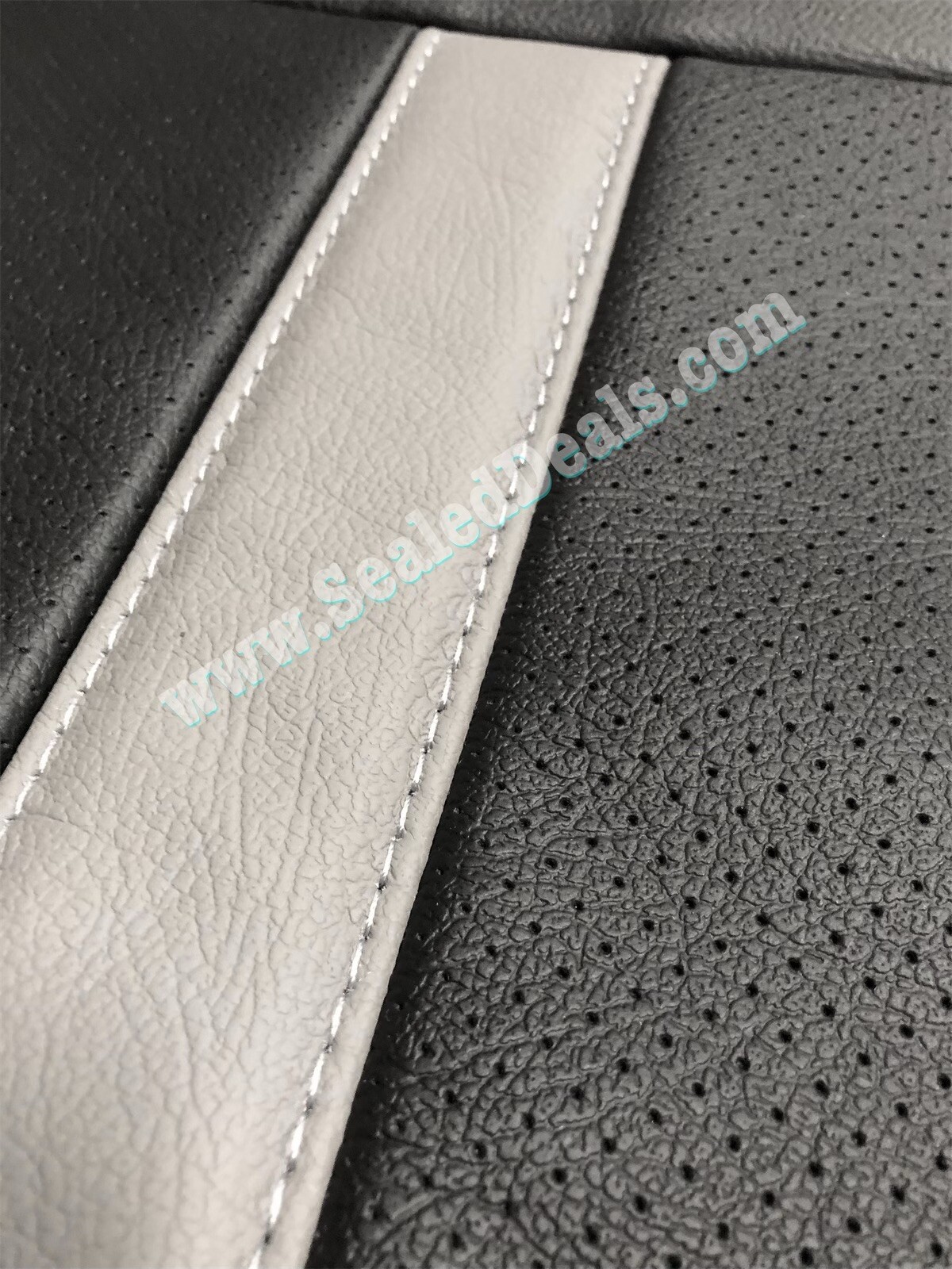 2015 - 2020 Ford F-150 XLT SuperCrew Leather Seat Covers Black Gray SEMA Edition