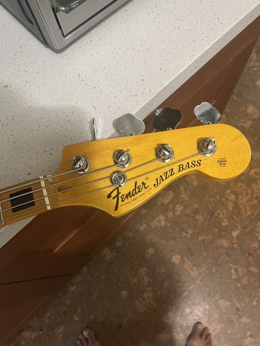 Fender Jazz Bass アイボリー ステッカー多数 Fender Jazz Bass Waterslide Guitar Neck Headstock Decals