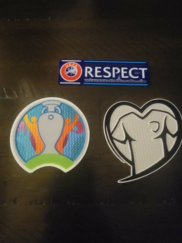 LOT of 3 Euro 2020 Football Patch Set Qualifiers Qualifying