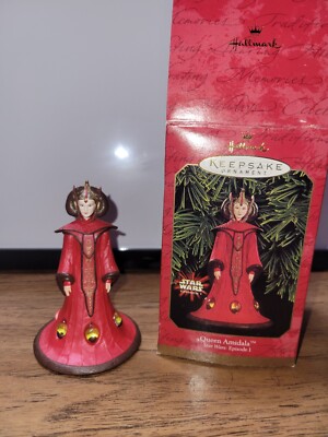 1999 Hallmark Keepsake Star Wars Episode I Queen Amidala Ornament FAST Shipping