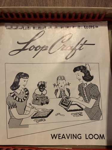 vintage Childs Weaving Loom Novel Knit Loop Craft Lot