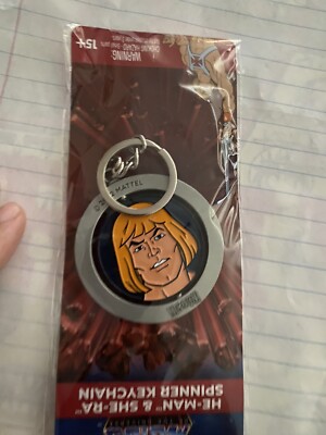 He Man / She Ra Spinner Keychain Official Lootcrate NEW Masters of the Universe