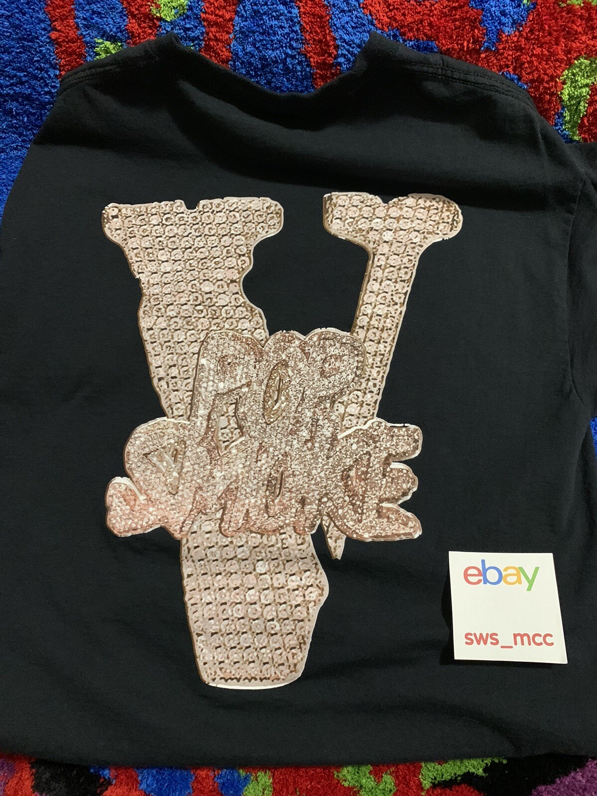 Pop Smoke x Vlone Chain T-Shirt - Size 