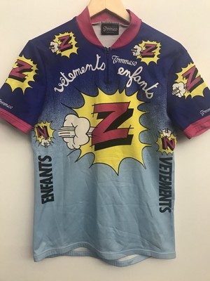 Team Z Vetements Enfants Retro Cycling Jersey cycling Short Sleeve Jersey