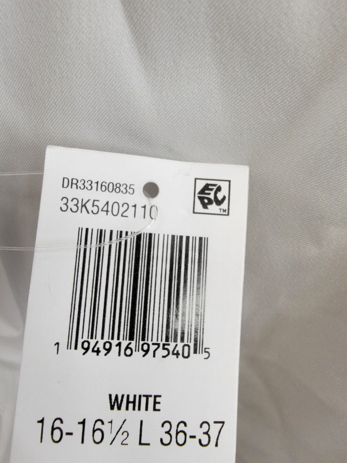 Calvin Klein Infinite Color Regular Fit Dress Shirt Men's L 16-16.5 36-37 White - Picture 19 of 19