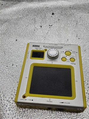 Korg Kaossilator Dynamic Phrase Synthesizer Yellow Tested