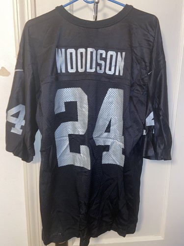 Vintage Oakland Raiders Jersey Mens Charles Woodson #24 Nike