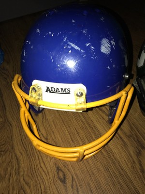 Adams Football Helmet Size Chart