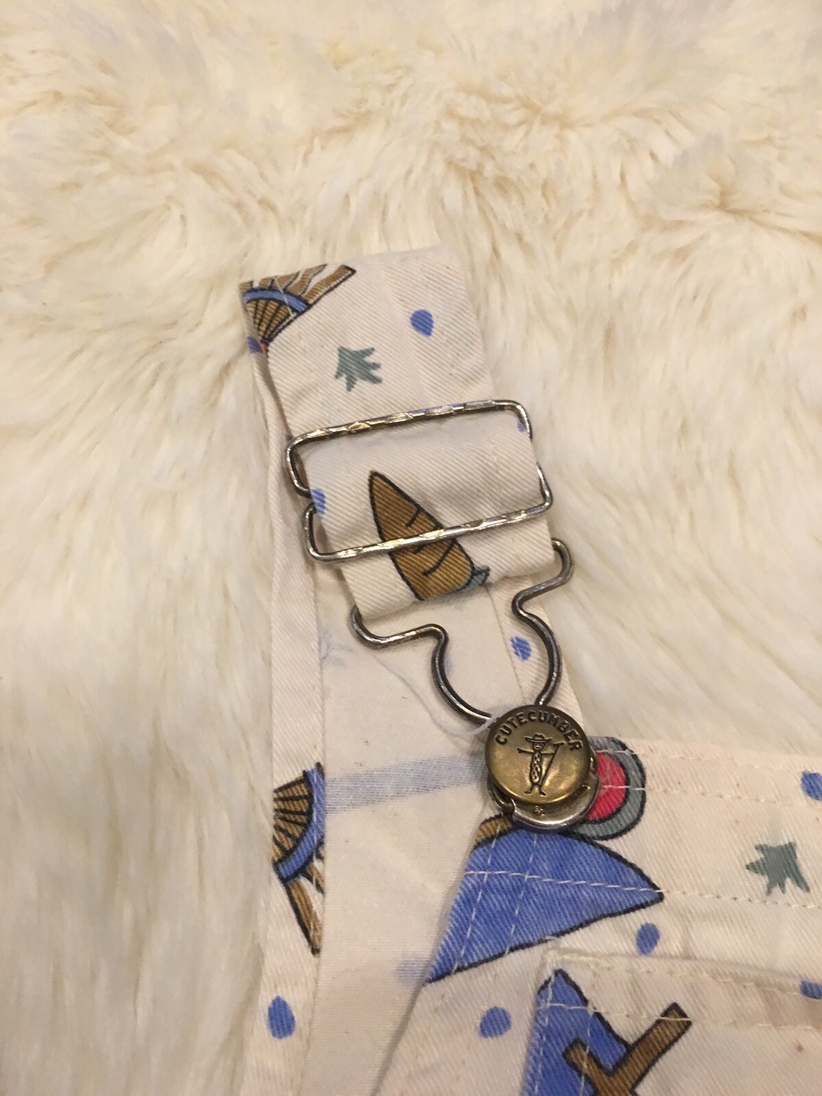 Vintage Cutecumber by Mark Shortalls 2T Unisex Gardening Rake Wheelbarrow Turtle