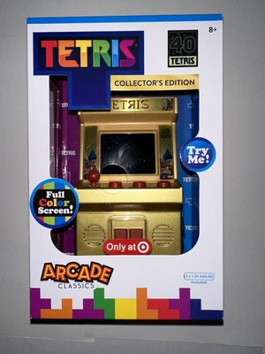 Tetris 40 Collector s Edition Gold Arcade Classics Tabletop Target HTF Handheld