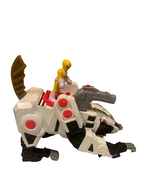 2015 Fisher-Price IMAGINEXT Power Rangers White TIGERZORD + Yellow Ranger