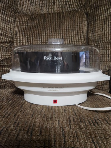 RIVAL Automatic Steamer Rice Cooker Rice Bowl Steam Basket Complete Works Clean