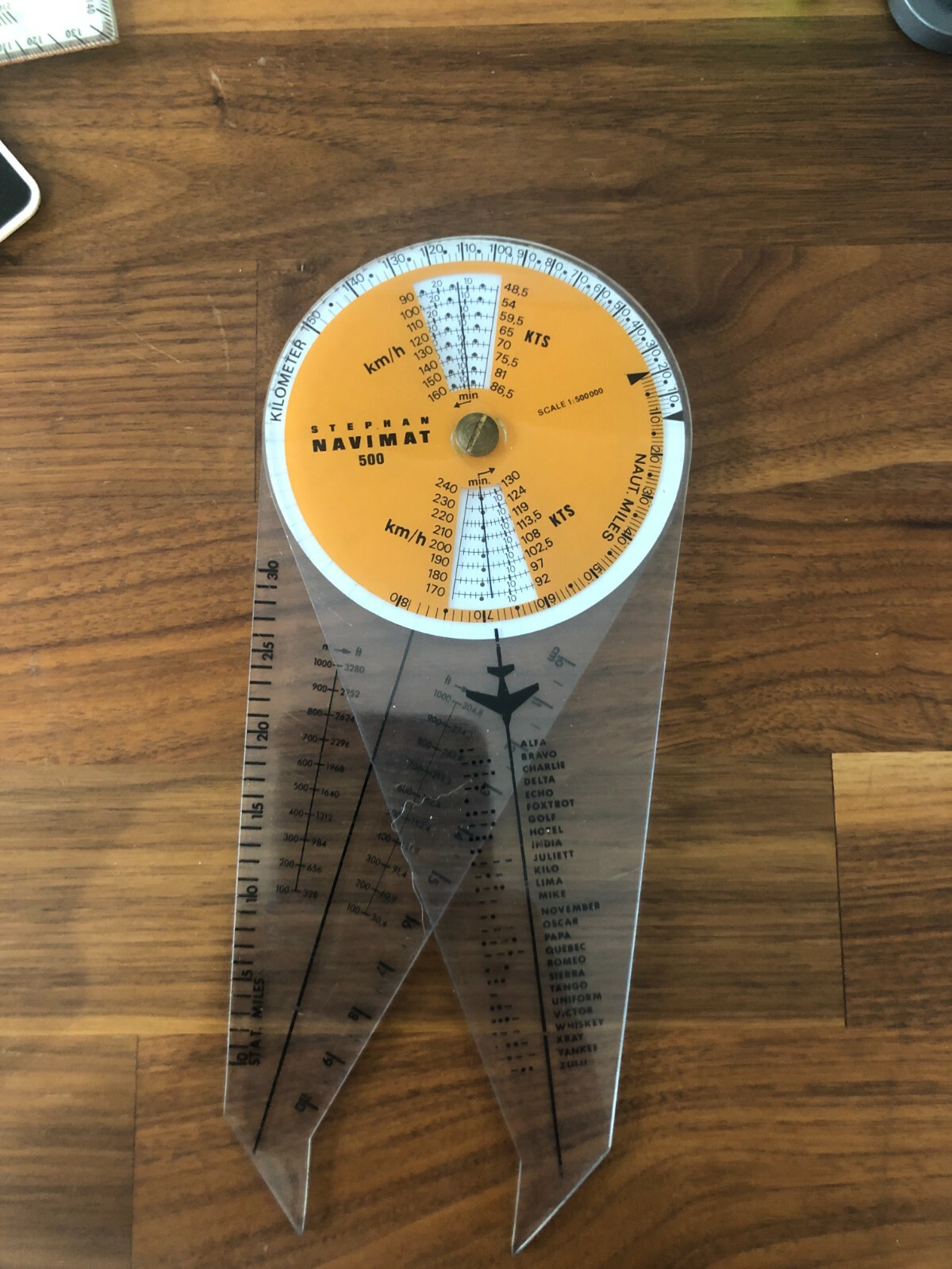 Navigationszirkel Navimat 500 für Flugnavigation