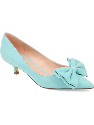 

JOURNEE COLLECTION Женские зеленые туфли без шнуровки на каблуке-рюмочке с острым носком Orana, Зеленый, ORANA-PUMP