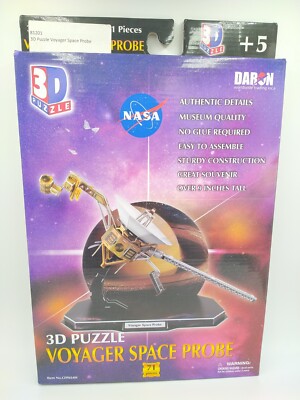 Daron 3D Puzzle Voyager Space Probe (71 Pieces) NASA New Unused