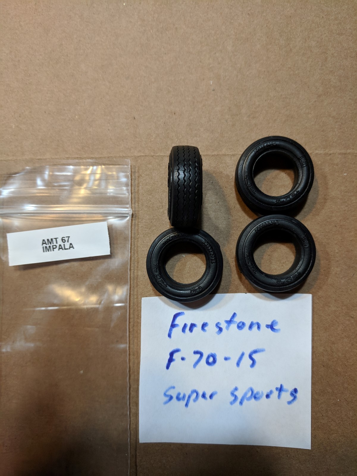 FIRESTONE SUPER SPORT F 70-15 TIRES (NEW)