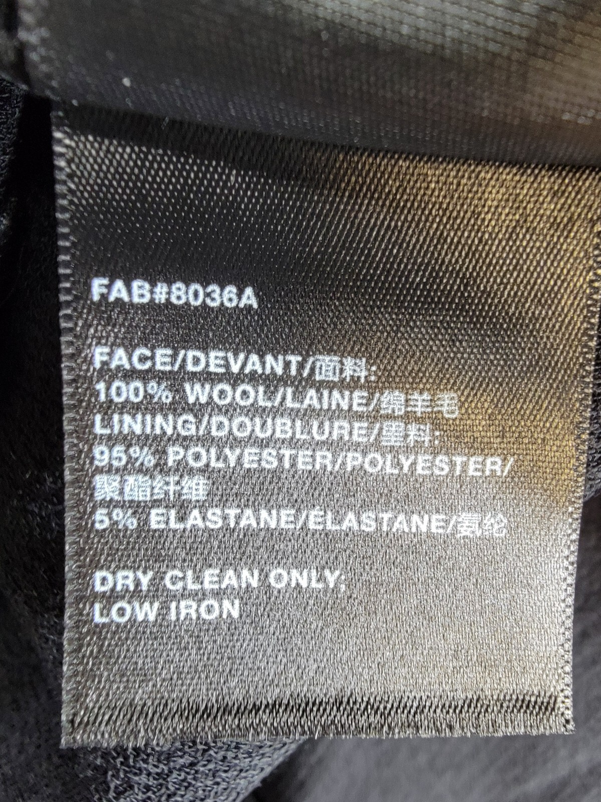 Lafayette 148 New York Seamed Wool Crepe Flounce Mini Dress Women's 16 Black L/S - Picture 14 of 16