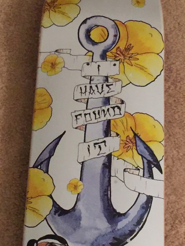 Sevenfold CA Quail Graphic Skateboard Deck 7.87 New Never Used FREE Shipping