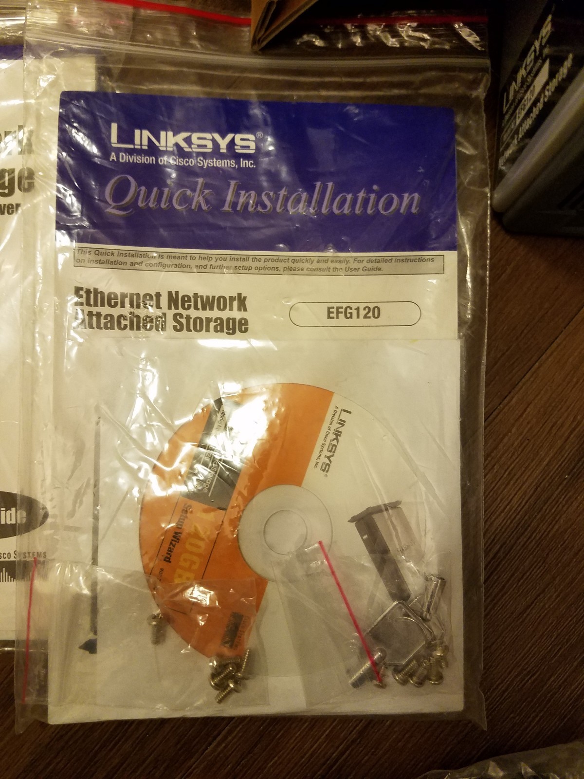 LINKSYS EFG120 120GB EtherFast Network Attached Storage