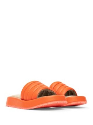 P448 Женские оранжевые босоножки на танкетке Fergie на платформе 1 Размер 35