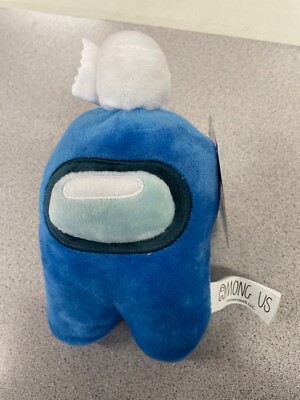 Toikido Among Us 7  Blue With Toilet Paper Imposter 7'' Plush Series 2 NEW NWT