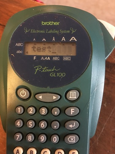 Brother P-Touch Label Maker Model PT-1000 Thermal Printer TESTED WORKING