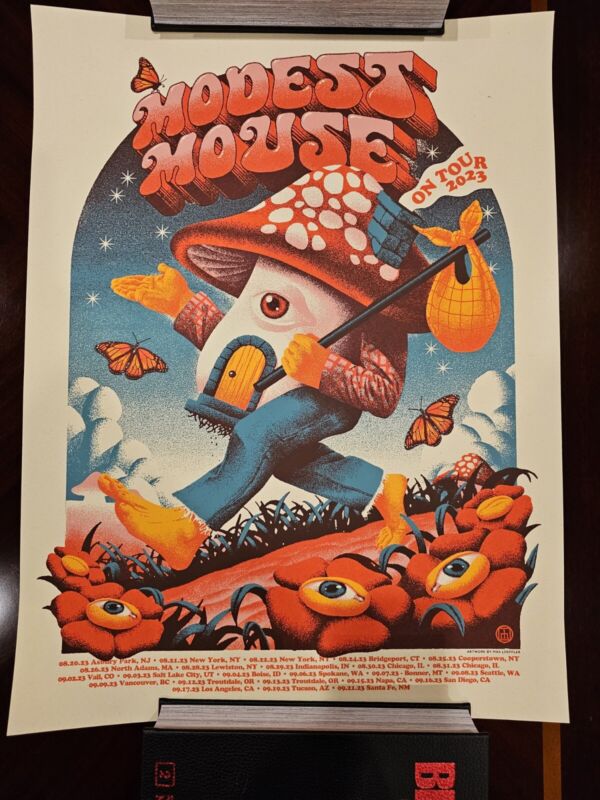 Modest Mouse Tour Poster 2023 Limited Edition 