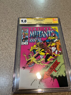 The New Mutants Annual #2 (Marvel Comics 1986) CGC 9.0 signed by Chris Claremont