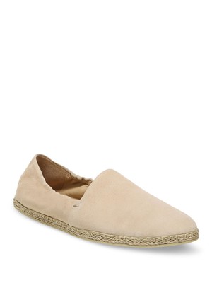 

ВИНС. Женские бежевые замшевые эспадрильи без шнуровки Meryl Round Toe 7,5 м, Бежевый, H6703L1