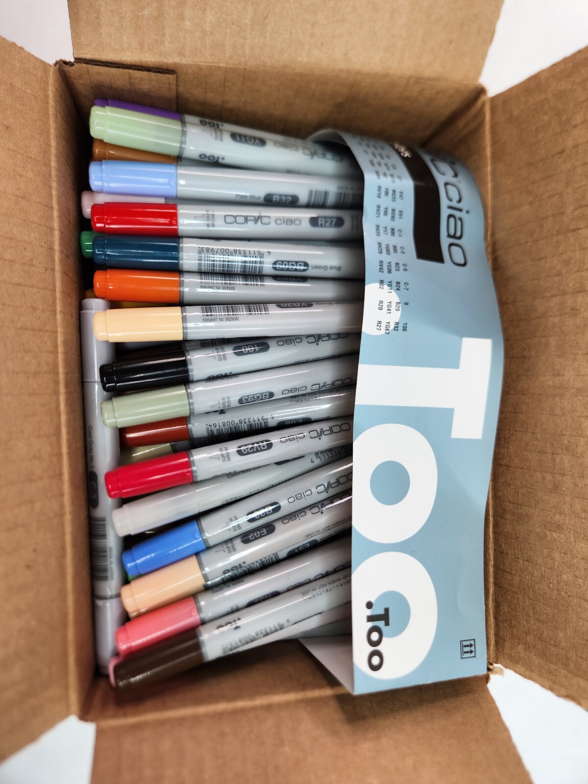 72 Copic Ciao - Alcohol-Based Markers - Color Set A  72-A