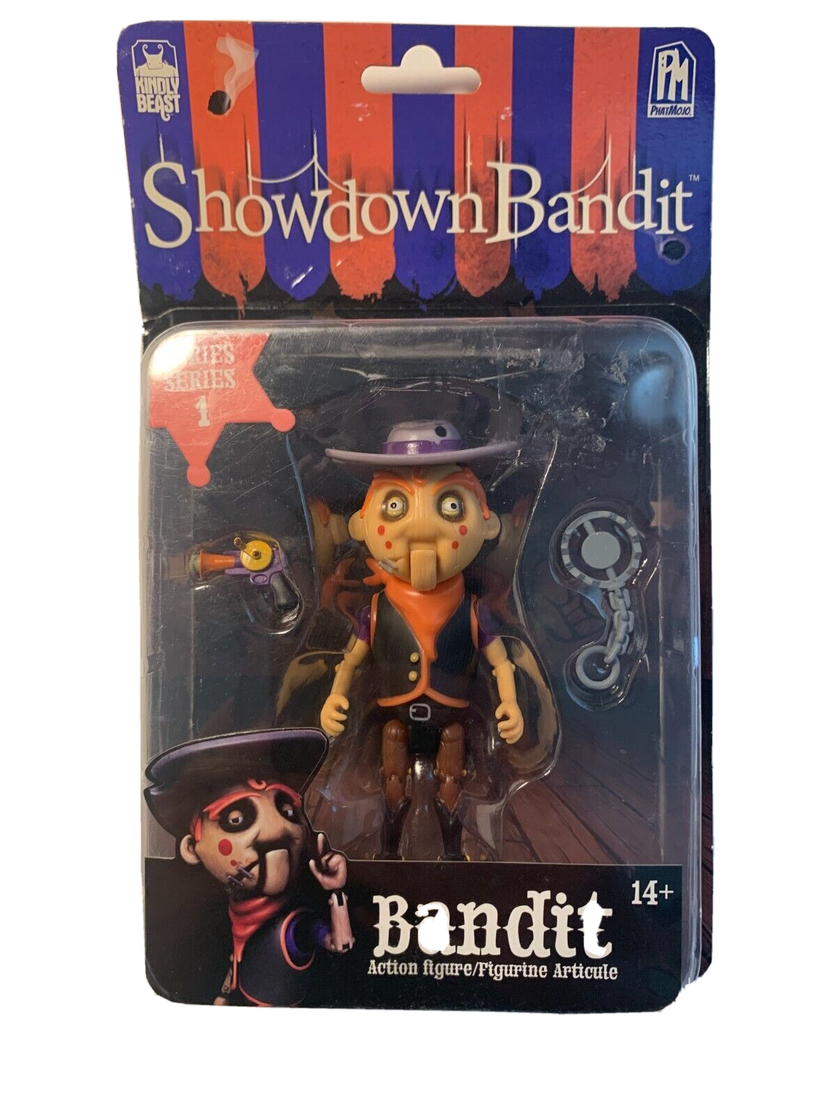 Showdown Bandit Action Figure Bandit Cowboy Puppet Series 1 Phat Mojo Gun Trap