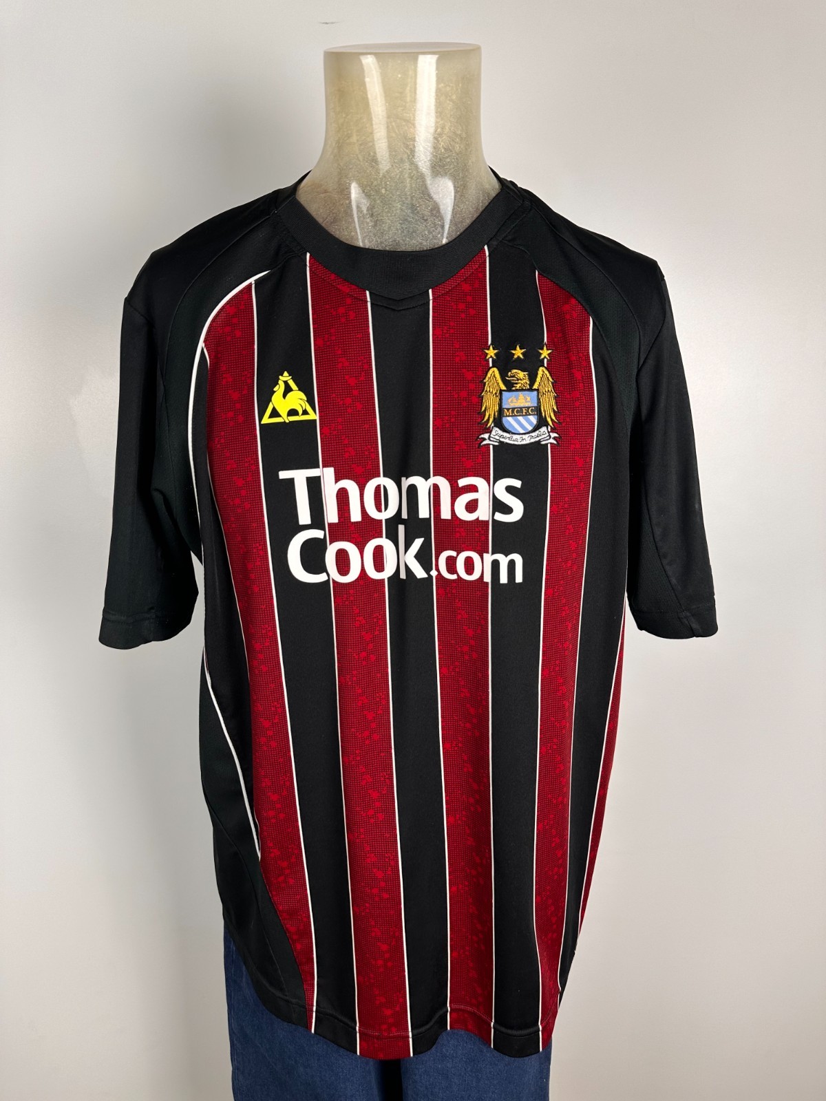 ルコック ユニホーム　Manchester City  99/00 Manchester City 2008 2009 Le Coq Sportif Thomas Cook home