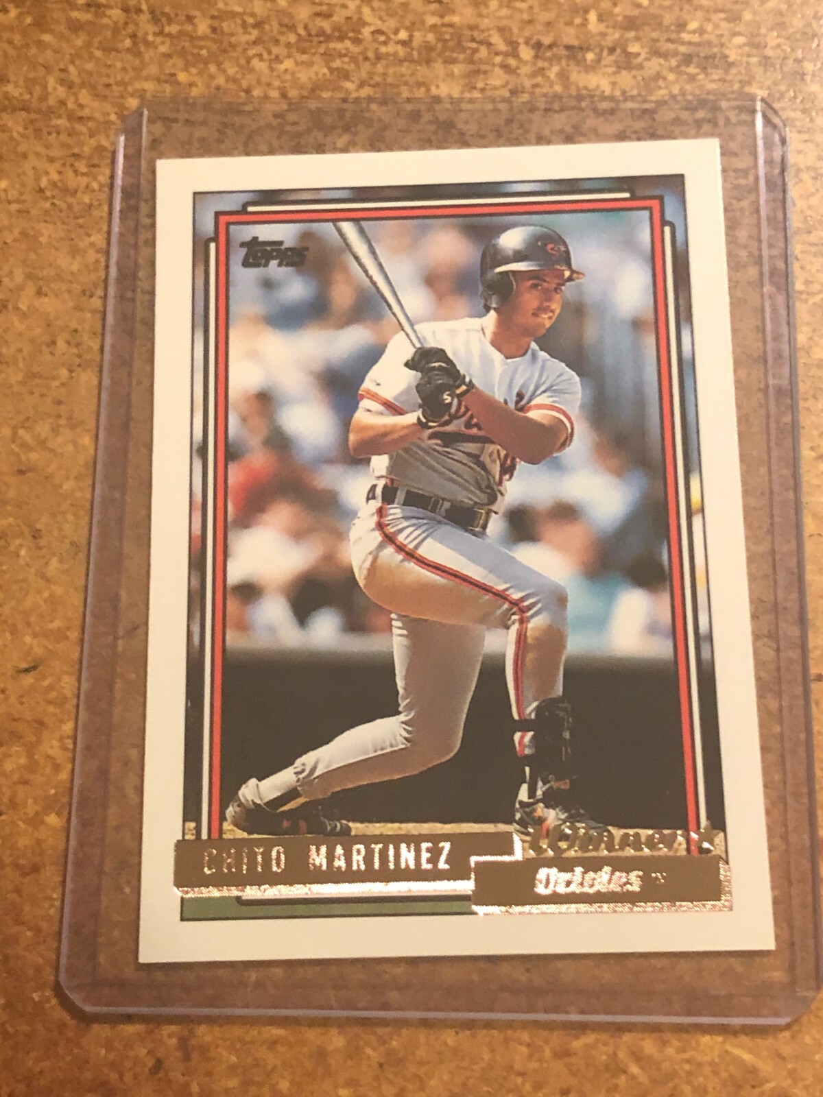 いっこ⭐︎ 1992 Topps Gold Winner Baseball # 479 Chito Martinez | eBay