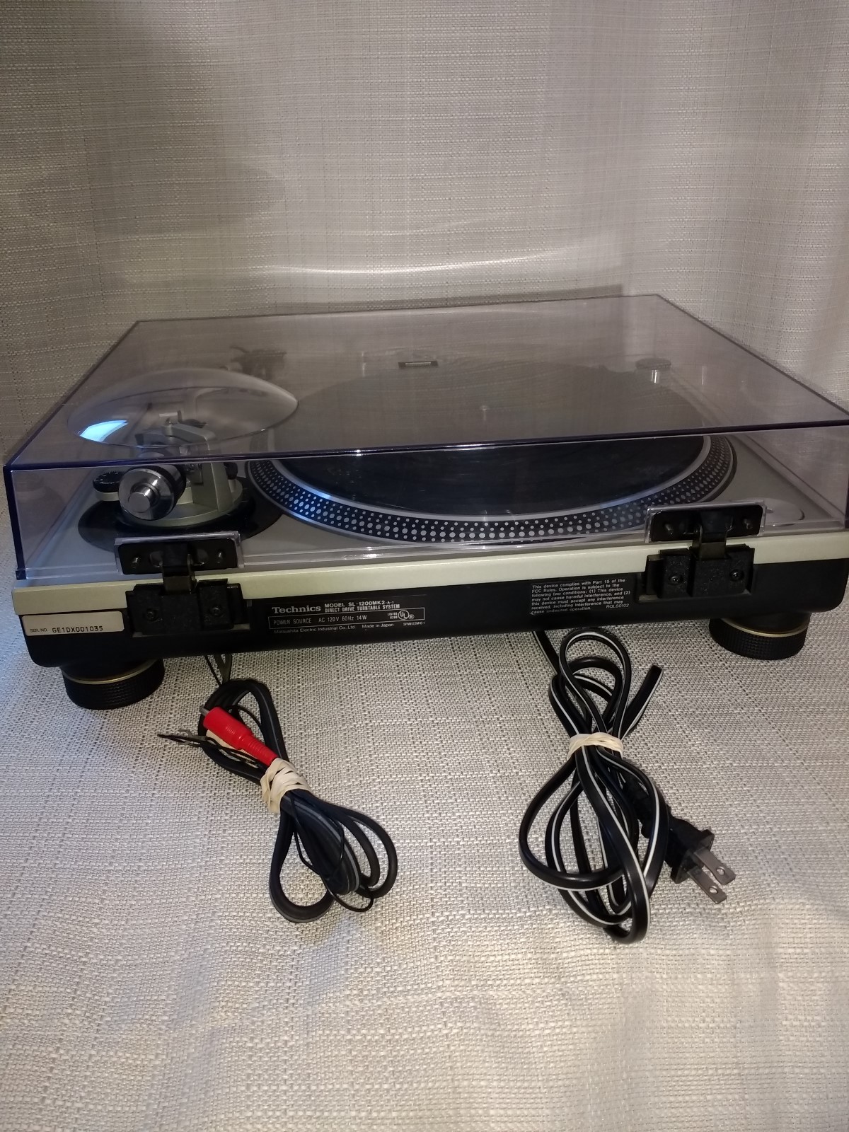Technic QUARTZ Direct Drive Turntable Model SL-1200MK-A-1 with Staton L727 - E