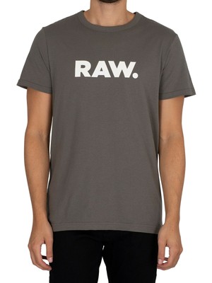

Мужская футболка G-Star RAW с голорном, серая, Grey, D08512-8415-1260