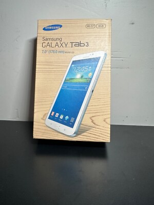 New Factory Sealed Samsung Galaxy Tab 3 SM-T210 8GB,Wi-Fi Android 7in - White