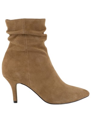 

Женские бежевые кожаные ботильоны на шпильке BELLA VITA Danielle с острым носком, Бежевый, DANEL