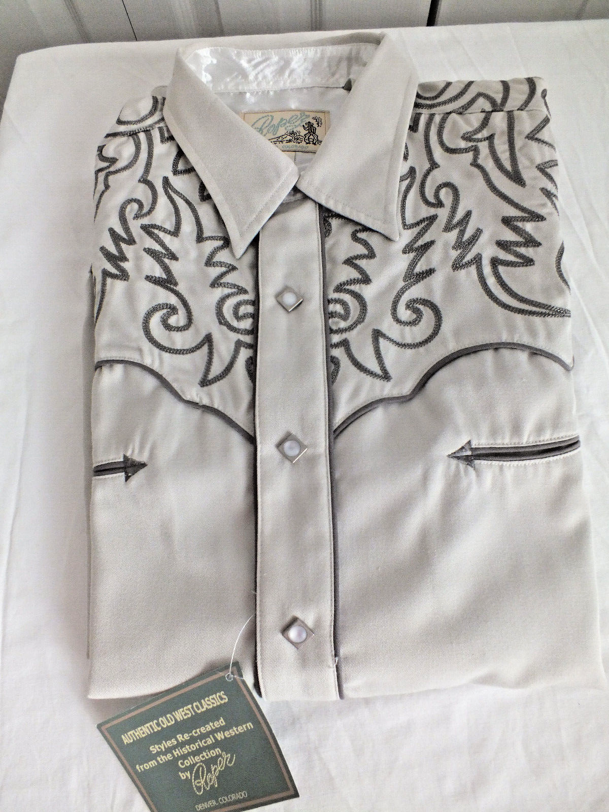 トップス vintage western shirt Old West Classic WESTERN Cowboy ROPER circa 1950 L Shirt