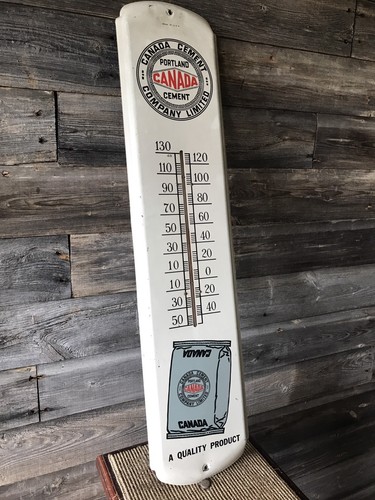 Vintage Portland Cement Thermometer