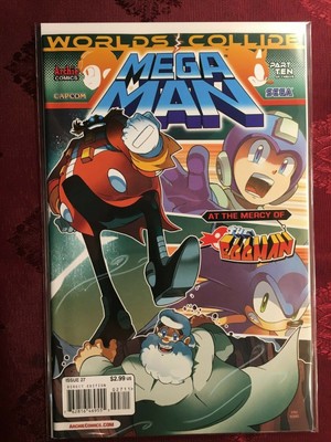 MEGA MAN #27 WORLDS COLLIDE 10 of 12 COMIC BOOK September 2013 Bagged MINT