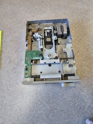 TEAC 5.25-in 1.2MB Floppy Disk Drive, Tan FD-55GFR Pulled From A Wrk Environment