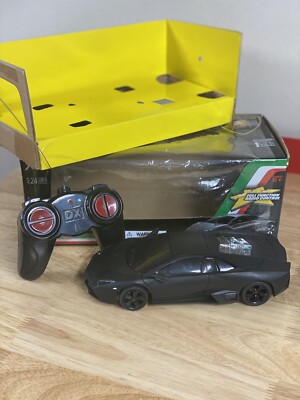Radio Control LAMBORGHINI REVENTON Black remote r/c car 1/24 scale vehicle XTR