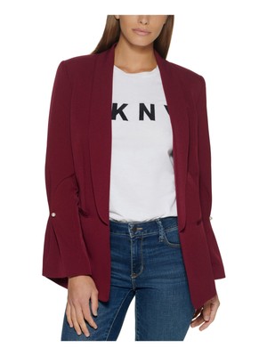 

Женская бордовая куртка DKNY Wear To Work Blazer, Burgundy, UH1J2229