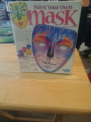 PAINT YOUR OWN MASK 4M NEW (MAKE 3 MASKS)