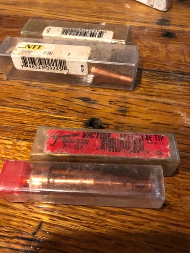 6 Victor style cutting tips 1-101 series 1-101-4 3-1-101 1-101-2 Oxy/Acetylene