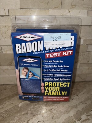 Pro-Lab Radon In Water Test Kit Radon Gas Water Detector