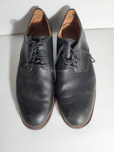 Clarks Bostonian 黒 27.5~28cm NEW CLARKS BOSTONIAN NARRATE CAP BLACK LEATHER SOLE LACE UP