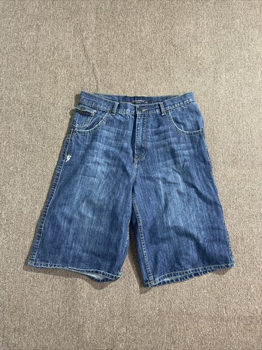 パンツ 90s PHAT FARM painter denim half pants Vintage 90's Phat Farm Carpenter Jean Shorts Jorts Mens Size